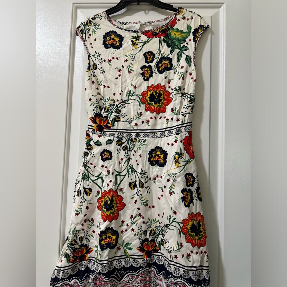 White flower dress